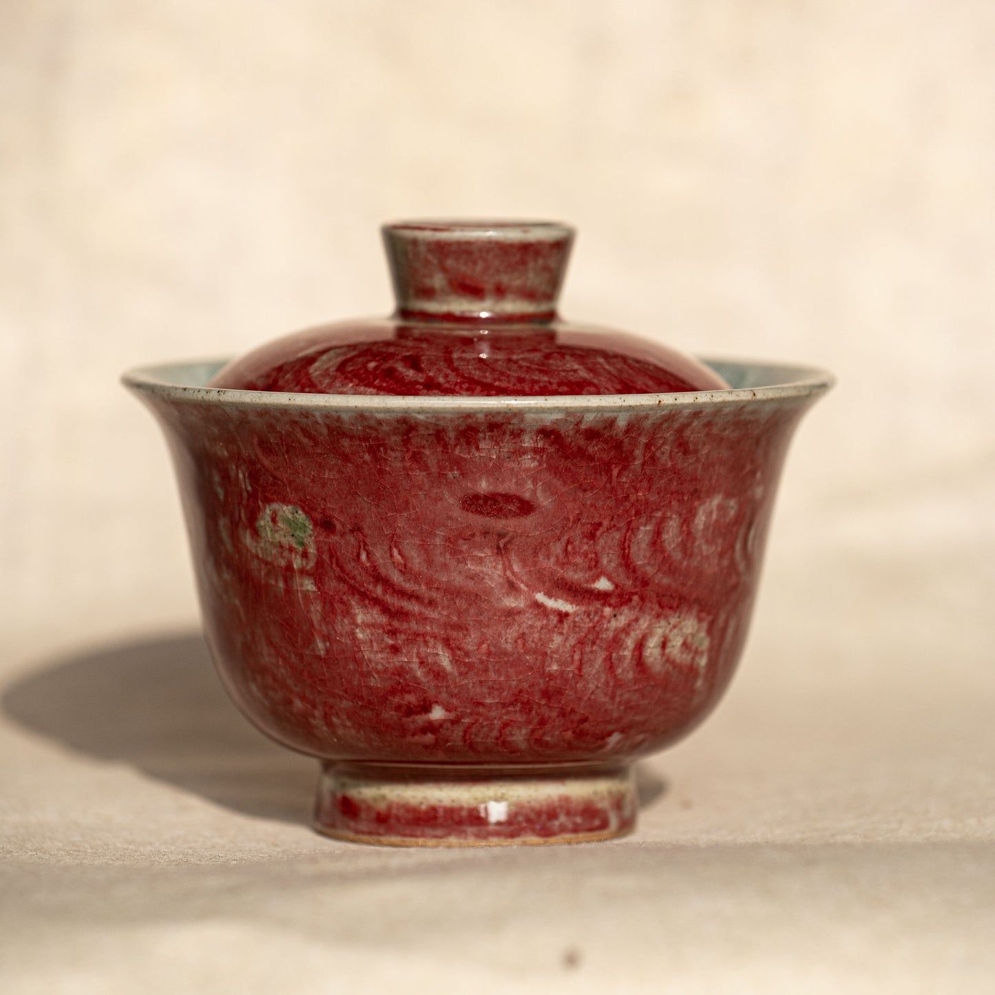 Youlihong porcelain cup red and green