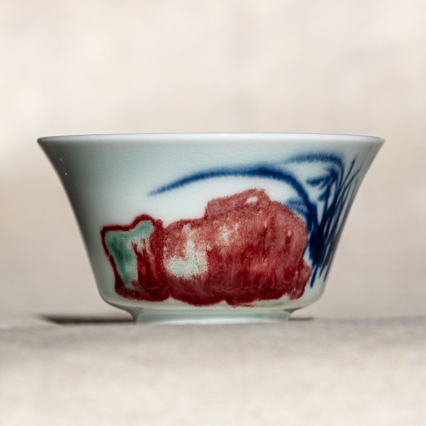 Orchid and Stone Cup