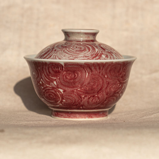Youlihong porcelain large gaiwan